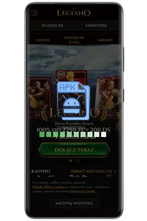 Poczekaj, aż się załaduje dodatek Legiano