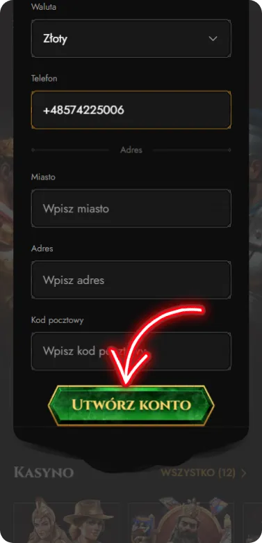 potwierdz konto Legiano